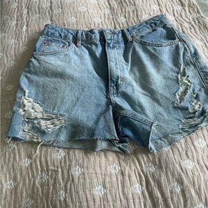 TopShop denim shorts